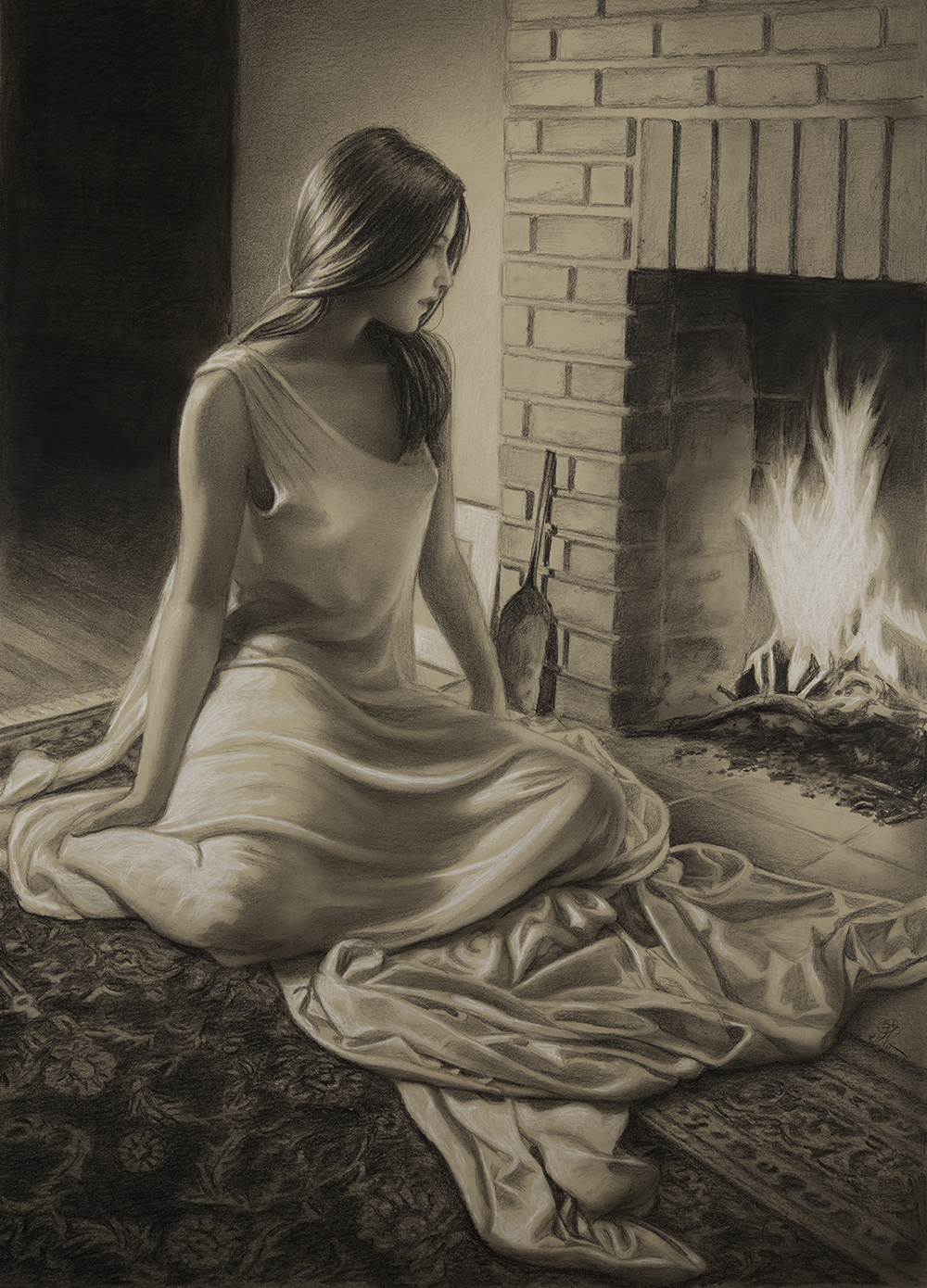 By the Fire copyright 2014 Edson Campos